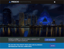 Tablet Screenshot of prescio.com